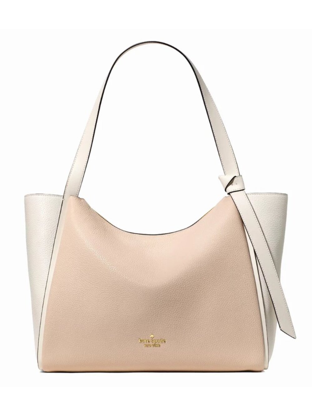 New Kate Spade New York Knott Tote Bag Light Cream Multi